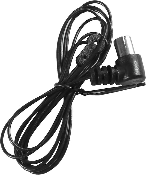 FM Antenna for Indoor Stereo Receiver, 75 Ohm FM Radio Antenna with Adapter for Bluetooth Stereo Receiver Music System,