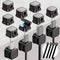 Generic Cord Organizer Holder 12-Pack with 4 Cable Ties Magnetic Cable Clips with