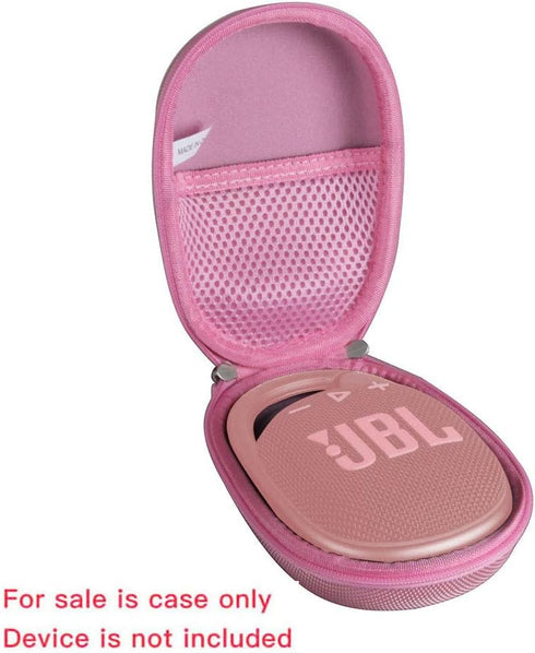 Hermitshell Hard Travel Case for JBL Clip 4 / JBL Clip 5 Portable Mini Bluetooth Speaker (Pink)