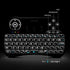 (Backlit Version) H9+ Mini Keyboard, 2.4GHz Wireless Mini Handheld Smart TV Remote Keyboard with Touchpad for PC,