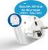 Ceptics SA-EU South Africa to Europe Schuko Grounded Plug Adapter (250V - Max 13A)