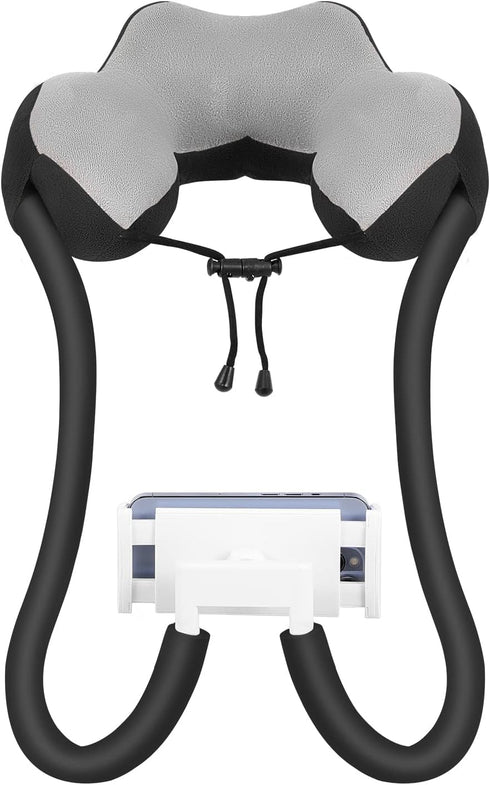 MoKo Neck Phone Holder, Lazy Gooseneck Phone Pillow Holder Bracket, 360° Rotate Phone Tablet Stand for 4"-11" Device,