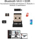 ASHATA CSR4.0 Mini USB Bluetooth Adapter, Wireless Dongles Receiver for Windows Mouse, Keyboard, Headset