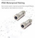 2 Pcs M12 8 Pin Female Connector Straight Aviation Plug, Waterproof, Assemble Type Plug, IP67