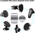 Mounts),4 Case(2 2 S-07N(Silver) Adhesive Thin Metal Plates(Compatible with Magnetic Piece Metal Plates for Phone