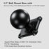 BRCOVAN 1.5'' Ball Mount Base with Aluminum Alloy 4-Hole AMPS Square Plate, Compatible with RAM Mounts