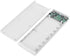 Cuifati Power Bank Kit, Lightweight 8 x Battery Storage Box, DIY Portable Power Bank Accessory, White