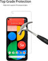 Easy Alignment Frame for Google Pixel 5a 5G, Tempered Glass Screen Protector 2-Pack + Camera Lens Protector Film 2-Pack