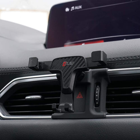 BEERTE Phone Holder for Mazda CX-5 2017-2025, Adjustable Air Vent Car Dashboard Cell Phone Mount