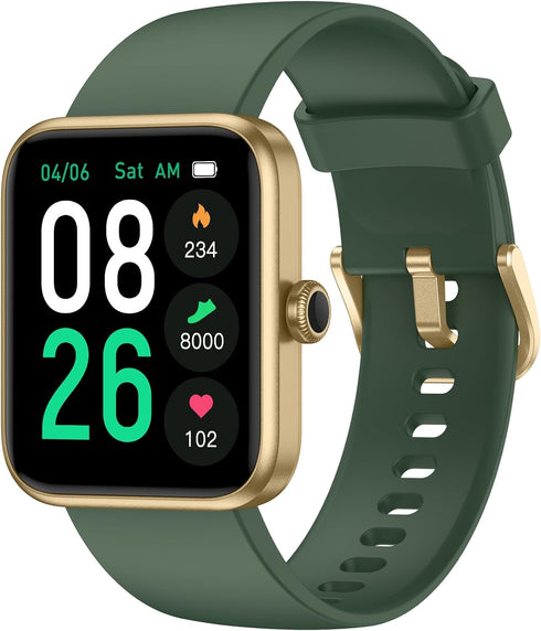 Smart Watch, Fitness Tracker with 45mm Touch Screen, Heart Rate Monitor, Waterproof for Android iOS