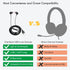 USB Earbuds for Computer - in-Ear USB Headphones with Microphone & 1.8M Long Cord, USB-A Headset Compatible
