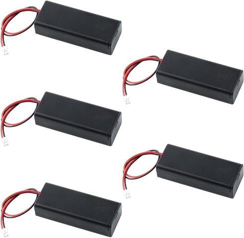 Battery Holder - 5 PCS 3V AAA Battery Case Cover with ON/Off Switch and Wire Leads for BBC Micro:bit Arduino