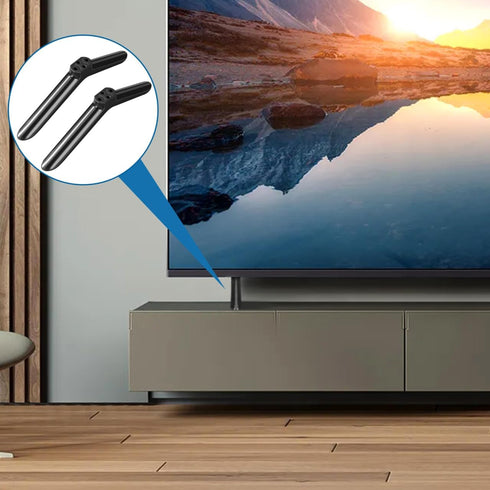 Mipcase 40 Inch Universal Tv Stand Legs Replacement Base for Flat Screen Tvs up to with Screws Stable Mount for Living