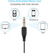 AGPTEK IPX8 Waterproof Black In-Ear Earphones with Coiled Cable & Stereo Audio Extension for Swimming.
