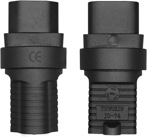 TEWOXIN 5 IEC320 C14 5-15R Plug,3-Prong 125V 15A,for PCS to Power Adapter US Standard Grounding Connector, Computer