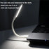 Mini USB Light, Portable Book Reading Lamp with 6 LEDs, USB Powered Flexible Night Light - 2 Pack (White)