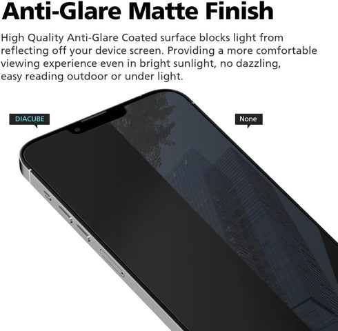 (3Sets) DIACUBE Edge to Edge Full Cover Anti-Glare Screen Protector Compatible Samsung Z Fold 3 5G, High Definition Anti-Scratch Bubble Free Easy Installation Ultrasonic Fingerprint Compatible Front 3ea + Inside 3ea(Galaxy Z Fold 3 5g Matte Anti-Glare)