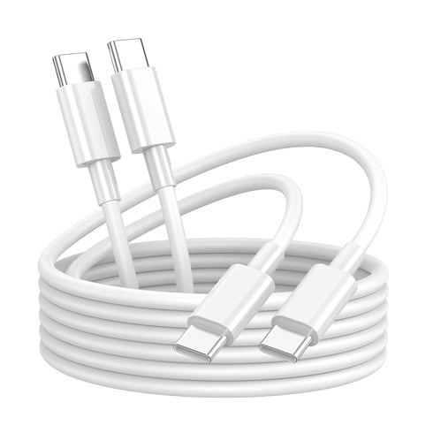 USB C to USB C Charging Cable for Apple iPhone 15, Fast 6ft Long USBC to USB-C Power Cord for iPhone 15 Pro Max/MacBook