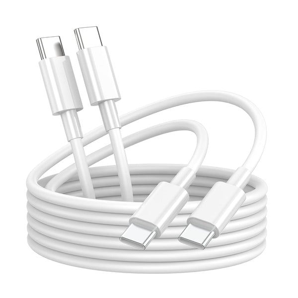 USB C to USB C Charging Cable for Apple iPhone 15, Fast 6ft Long USBC to USB-C Power Cord for iPhone 15 Pro Max/MacBook