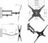 Generic 26-55" Adjustable Wall Mount Bracket Rotatable TV Stand with Spirit Level