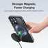Magnetic Wireless Charger Compatible with MagSafe Charger/iPhone 15/15 Pro/15 Plus/15 Pro Max/14/14 Pro/14 Plus/14 Pro Max/13/13 Pro/13 Pro Max/12, Wireless Charging Pad, Mag Charger (Black)