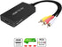 HDMI to RCA Converter, HDMI to AV 3RCA CVBs Composite Video Audio Adapter for TV Stick, Roku, DVD