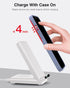 3 in 1 Wireless Charging Stand, Fast Wireless Charger for Apple Watch Ultra 10 9 8 7 6 SE 5 4 3, Made for iPhone