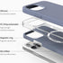 Sinjimoru 15, 15 Magnetic Silicone Case for iPhone Anti-Dust and Compatible with Magsafe, iPhone Silicone Case