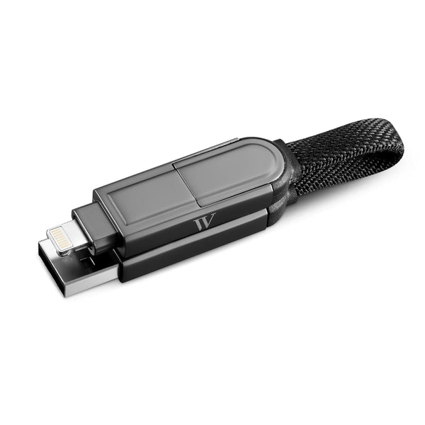 Wasserstein Multi-Charging Cable, 6-in-1 Charging Wizard with USB-A & USB-C Input