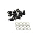 YXQ 5.5mmx2.1mm DC Power Supply Jack 2 Pin Socket Female Panel Mount Connector, 6-Pack