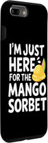Mango Sweet Treats 7 Plus/8 I'm Just Here for The Mango Sorbet Island Fruit Dessert Shop Case for iPhone Plus