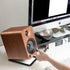 Kanto S4 Tilted Desktop Speaker Stands for Medium Bookshelf Speakers, Supports 8 lbs, Pair, Black