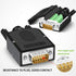 2PCS Male VGA Solderless Quick Connector 16mm Thinner 3+9 DB15 3Row Serial Plug to 15-pin Port Terminal Male Adapter Breakout Board Compatible with VGA 3+7/3+6/3+6/3+4/3+2