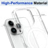 FanTEK 14 6.7 Inch, Phone Case Compatible with iPhone Pro Max Magnetic Case Clear Protective Bumper Hard Back Cover
