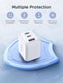 UGREEN 3-Port 30W 17/16/15 S26/S25/24/23, USB C Charger, GaN II Compact iPhone Charger Fast Charging, Type C Power