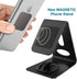 WixGear Cell Magnetic Phone Stand, Premium Holder for iPhones, Android Smartphones & Mini Tablets with Smart Cord Holder