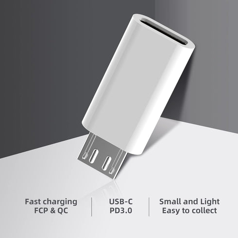 USB C to Micro USB Adapter, 2-Pack Type C Female to Micro USB Male Connector for Samsung Galaxy S7 Edge S6