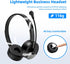 USB Headset with Microphone for PC, 3.5mm Jack 2 in 1 Headset,Wired Stereo Computer Headphone,Lightweight Headset with Volume Control Wired Headset Low Latency for Laptop, Skype, Zoom