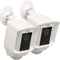 Silicone Skin Case Cover for Ring Spotlight Cam Battery or Solar, 2 Pack, White, UV Weather Protection
