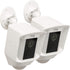 Silicone Skin Case Cover for Ring Spotlight Cam Battery or Solar, 2 Pack, White, UV Weather Protection