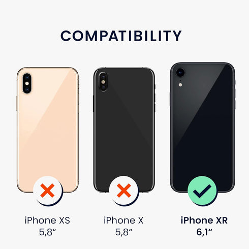 kwmobile Case Compatible with Apple iPhone XR, Slim Protective TPU Silicone Phone Cover - Neon Pink