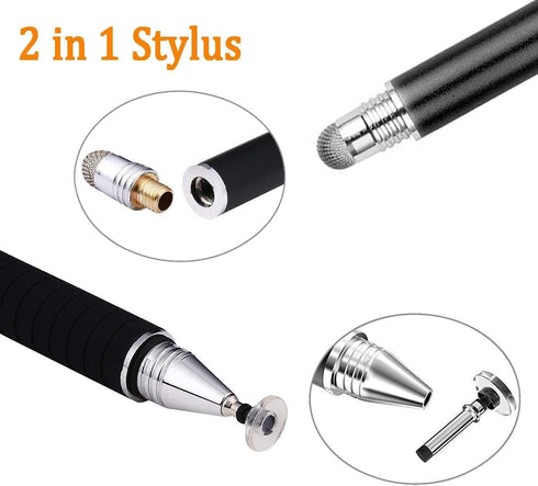 Mixoo 2 1 (6 Universal Stylus Pen for Touchscreen iPhone iPad Android Tablet Apple Kindle Switch Chromebook Galaxy All