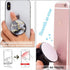 MOKKI 4 Pack Phone Grip, Cell Phone Holder for Smartphone, Finger Expanding Kickstand - Pink Blue Grey