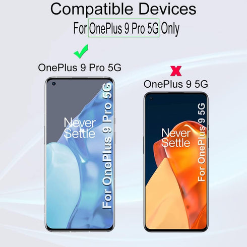 Ibywind 2 Pcs Screen Protector for OnePlus 9 Pro 5G 6.7" - Flexible TPU Film with 1Pc Camera Lens Protector & Back Film