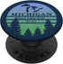 PopSockets Swappable PopGrip - Michigan Great Lakes State Lake Silhouette Souvenir