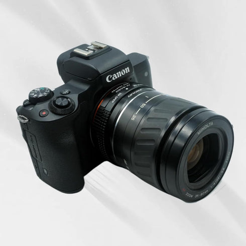 Lens Mount Adapter for Sony A to EF-M, Aperture Control Ring for Canon EF-M Cameras, Compatible with EOS M Series
