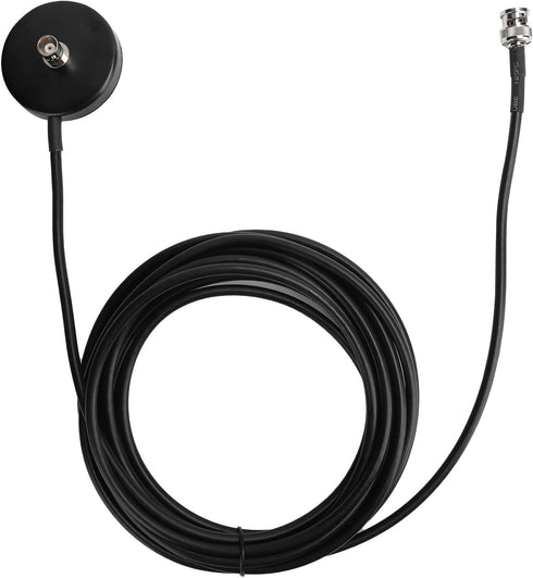 Magnetic Antenna BNC Bracket, PVC Antenna WT60 Magnetic Mount Base with BNC Female/Male Cable