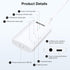 TV Bluetooth 5.3 Transmitter/Receiver 2-in-1 Mini Wireless Adapter with Headphones Dual Pairs, 3.5mm Aux Audio Jack,