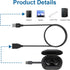 JBuds Air Charger for JLab Go Air Pop/Sport, Epic Air ANC/Sport ANC, 5ft Charging Case