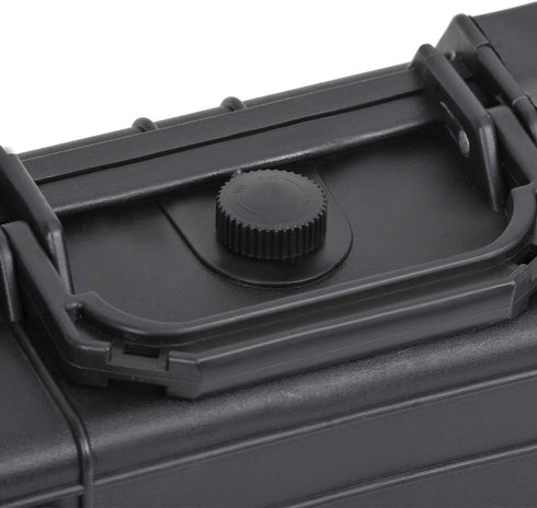 MEIJIA Portable IP67 Waterproof Hard Case - Elegant Black Camera Case with Customizable Fit Foam Insert
